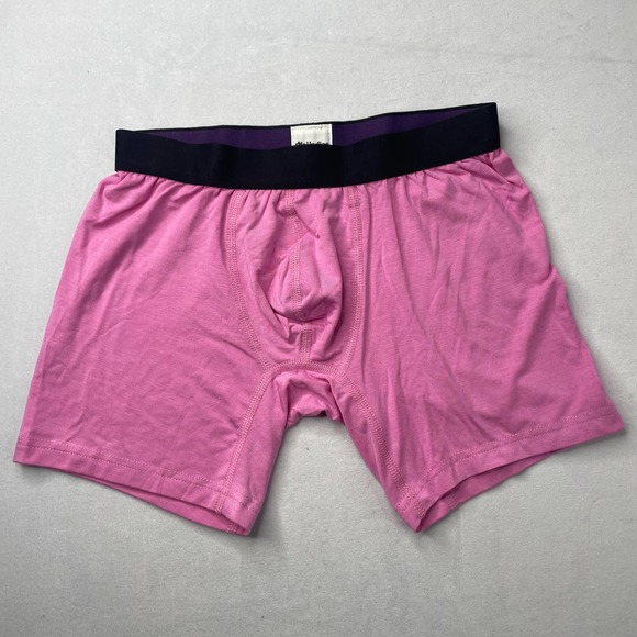 MeUndies Underwear & Socks Meundies Mens Solid Pink Boxer Brief